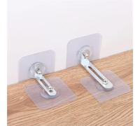 Anclaje de pared para muebles, 20 piezas de anclajes adhesivos de pared para muebles de TV, dispositivo fijo para evitar que se descargue, muebles sin perforaciones, accesorio anticaídas (L)