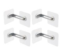 Anclaje de pared para muebles, 40 anclajes de pared para muebles, sin taladro, soportes acrílicos antipunta para fijación de gabinetes, aparadores, estanterías