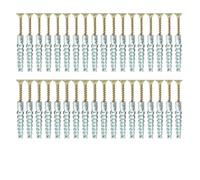 Anclaje de pared, tubo de expansión metálico, tornillo autorroscante, taco de perforación, perno dentado sólido con espinas.(Style D,50PCS)