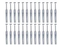 Anclaje de pared, tubo de expansión metálico, tornillo autorroscante, taco de perforación, perno dentado sólido con espinas.(Style A,10PCS)