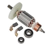Anclaje de rotor con rodamientos y cepillos de carbono, compatible con DH40MR DH40SR DH40FR, pieza de repuesto de metal de 220 V