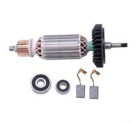 Anclaje de rotor de armadura de repuesto, ancla del rotor de CA 220V-240V 515611-3 parte para cepillos de rodamientos de amoladora 9556N B9557HN 9558NB