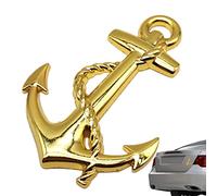 anclaje Etiqueta anclaje,Emblema marino Tienda Decoración Logo lateral metal Logo trasero Adhesivo para puerta - Decoración autoadhesiva portát y Povanjer