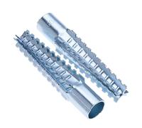 Anclaje Metálico Universal 8 mm x 60 mm Zincado para Hormigón Celular Bloque de Arcilla Expandida Utilizado como Elemento de Expansión Combinado con Perno de Atornillable Ganchos KMG 10 Unidades