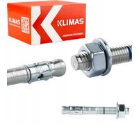 Anclaje para cargas pesadas, anclaje de cuña, perno de anclaje m8 m10 m12 m16 Zn (25, 10 x 135 mm)