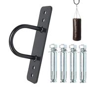 Anclaje Para Cuerda De Batalla - Soporte De Pared De Acero Resistente Para Correas De Suspensión | Gancho Multifunción Para, Hamacas De Yoga, Anillos De Gimnasio Y Sacos De | Montaje Seguro