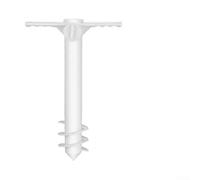 Anclaje para sombrilla y estaca giratoria para tendedero, anclaje de arena para sombrilla de playa de 5 espirales, soporte de paraguas para arena, universal para todas las sombrillas de playa