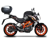 Shad K0DK34ST Soporte de Baúl para KTM Duke 390, Negro
