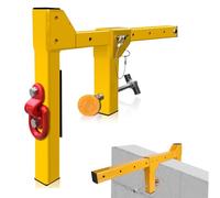 Anclaje sin perforación para mar-cos de puertas y ventanas, abrazadera reutilizable para protección contra caídas en parapetos con carga máxima de 310lb, brazo ajustable para muros