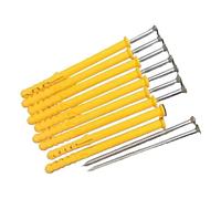Anclajes autoperforantes for paneles de yeso 220 piezas plástico con tornillos Kit anclajes for Tapón pared Ancla Perno expansión Columna tubería