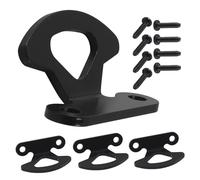 Anclajes de amarre para remolque, ganchos de amarre, soporte de anclaje, kit de anclajes de amarre para cama interior, 4 anclajes de amarre para caja de camión, kits de gancho de anillo de retención