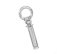 Anclajes de pared de acero inoxidable 304 con pernos de expansión y anillos, varios tamaños 50 150 mm, diseño resistente al agua (M6 x 120)