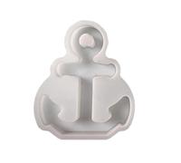 Anclajes de silicona para colgar joyas, moldes de resina epoxi, colgantes, fundidas, anclas, llaveros