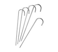 Anclajes de Suelo XXL Metal Galvanizado 75 cm Diámetro 8 mm - Set de 6 para Lonas Toldos Tiendas Campaña Maceteros