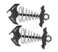 Anclajes De Terraza Para Muebles De Patio, Exterior, Robustos, Portátiles, | Estacas de anclaje de puente de espina de pescado, para muelle, campamento, toldo, patio, césped, playa, parque infantil