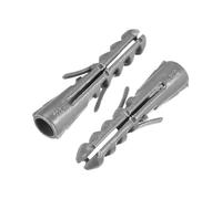 Anclajes de tornillo expansibles Tornillo para cem Tacos de expansión de plástico y pernos de anclaje for hormigón y mampostería M4-M14 (paquete de 220)(50Pcs M6x30)