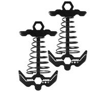 Anclajes para muebles de terraza - Estacas de aluminio para tienda de campaña a prueba de viento de 8,4x4,8x3cm | Estacas para tienda de campaña, clavijas de resorte para picnic, paseos en bote, sende