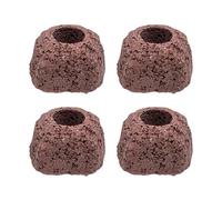 Anclajes para Raíces Acuáticas: Anillos De Porosos, Soportes para Plantas Acuáticas, Soportes para Fijación De Tanques, Estabilizadores Antideriva con Textura De Roca Natural | Juego De Anillos D