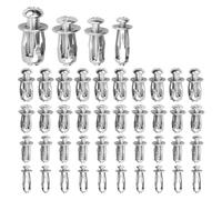 Anclajes y tornillos for puertas huecas for 160 piezas Tuercas de tornillo pétalo Tapones expansión for remache Bloqueo Perno Tablero pared(M5x25mm)