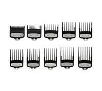 ANCLLO 10 peines guía para cortapelos, Peine de límite, guía de Corte de Pelo, Compatible con Muchas cortadoras Wahl, 10 tamaños