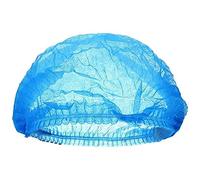 ANCLLO 100 Gorras de Pelo Azules de tamaño Libre -Beter Gorro de Ducha, Bouffant Cap, no Tejidas, Transpirables, Antipolvo, con Banda elástica, Unisex, para Cocina, cafetería y Belleza