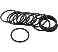 ANCLLO 10pcs 2mm Durable aleación de aluminio bicicleta inferior soporte volante arandela espaciador negro