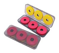 ANCLLO 12 Carretes De Espuma De Pesca para Hilo De Pescar, Espuma De Pesca, Carretes De Espuma Empaquetados En Caja De Plástico, Utilizados Principalmente para Almacenar Hilos De Pesca Y Accesorios