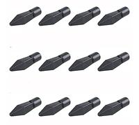 ANCLLO 12 piezas goma suave práctica tiro con arco punta de flecha pegamento en puntas de flecha objetivo para tiro con arco