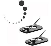 ANCLLO 2 Piezas De Acero Inoxidable Magnético Soporte De Flecha Tiro con Arco LH Arco Recurvo Soporte De Flecha para Caza Objetivo Profesional Deportes Al Aire Libre Accesorio De Equipo (Negro)