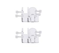 ANCLLO 2 Stück Aquarium-Wasserrohr-Halter, Rohrklemmen-Befestigungs-Clips für Aquarien, Weiche Rohrbefestigung, Befestigungs-Clips, Holder Clips for Fish Tank Aquarium Acryl, Transparent
