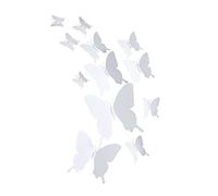 ANCLLO 24 pegatinas de pared 3D con forma de mariposa, pegatinas extraíbles, decoración de la habitación, decoración del hogar, pegatinas de pared para habitación de los niños, pegatinas de pared con