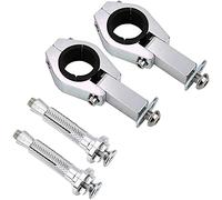 ANCLLO 28mm modificado Manillar Handguard Abrazadera Mano Guardia Motocicleta Mano Cepillos Protectores Paramanos Abrazadera Kit de montaje para la mayoría de la motocicleta