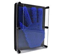 ANCLLO 3D Pin Art Escultura Pin Impresión Molde manual Novedad Regalos (Azul)