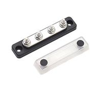 ANCLLO 4 espárragos barra de bus Terminal eléctrico bloque de conexiones 100A AC 300V DC 48V para camión, autobús, barco, caravana