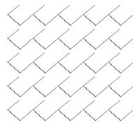 ANCLLO 500 unids máquina de reparación de grapas calientes de soldadura de plástico grapadora caliente auto reparación de parachoques pre corte para todos los coches ángulo plano 0.8mm