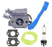 ANCLLO 545081811 Carburador compatible con soplador de hojas 125B 125BX 125BVX Reemplaza el carburador C1Q-W37 con bombilla de imprimación de filtro de combustible de línea de combustible