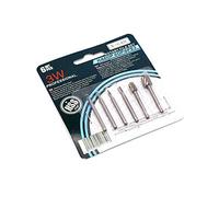 ANCLLO 6 unids Mini Multi Brocas Madera Rotary Burrs Fresado Set-Juego de fresas de carburo de tungsteno, para Carpintería Accesorios Herramientas Rotativas,carpintería perforadora de metal y pulido