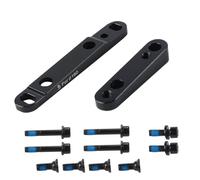 ANCLLO Adaptador De Freno De Disco De Montaje Plano para Bicicletas De Carretera/montaña De 140/160 Mm Delantero/Trasero Compatible con Adaptadores De Freno De Disco Shimano