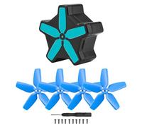 ANCLLO Avata Propeller FPV Reemplazo de Color 2 Pares Hélice y Caja de Almacenamiento Set Bundle Blades Prop para dji AVATA Drone Accesorios (Azul)