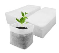 ANCLLO Bolsa De Plántulas No Tejida Ecológica Y Degradable, Maceta para Plantar Plántulas, Taza De Nutrientes, Especial para Trasplantar La Germinación De Semillas