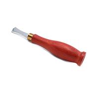 ANCLLO Borde de cuero arrugador de borde de piel con ranura poco profunda para bordes recortadora ranura de cuero arrugado borde de cuero herramienta de prensado DIY (1,5 mm)