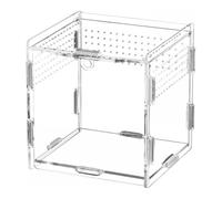 ANCLLO Caja de alimentación Transparente para Reptiles Caja de cría de Reptiles de acrílico Caja de alimentación de Insectos Araña Lagarto Escorpión Valla Caja de cría Caja de alimentación