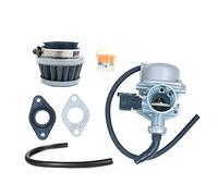 ANCLLO Carburador para Motocicleta PZ19 con Filtro de Aire, Filtro de Combustible, bujía de Repuesto para 50cc 70cc 90cc 110cc 125cc Chino ATV Go Kart ciclomotores Motor Scooter