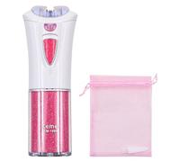 ANCLLO Depiladora Eléctrica Dispositivo de Depilación Portátil para Vello Facial con Luz LED Mini Depiladora Eléctrica para Cara Bikini Pierna Brazo