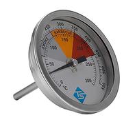 ANCLLO Flaming Coals Medidor de termómetro para ahumador de barbacoa recalibrable