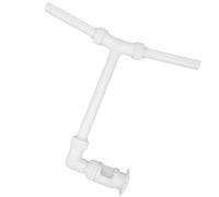 ANCLLO Fuente de Cascada de Piscina Ajustable de Doble Boquilla de Lujo Fuente de Soporte de Fuente de Estanque de Peces