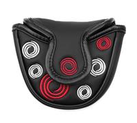 ANCLLO Funda semicircular para Putter, Funda para Palos de Golf, Tapa Protectora para Cabeza de Bola, Funda para Cabeza de Putter Duradera y Elegante para Mayor Seguridad del Palo