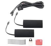 ANCLLO Guantes con mango calefactor para motocicleta, fuente de alimentación USB de 12 V, tres engranajes, juego de calentadores de mano para manillar (calentamiento por USB)