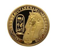 ANCLLO Hermosa Moneda Conmemorativa De Color Dorado Ornamental Nueva De Colección, Antigua Y RARA, De La Esfinge Egipcia.