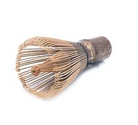 ANCLLO Herramienta de batidor de polvo de bambú negro Chasen Matcha para ceremonia de té japonés, accesorio de 80-85 puntas